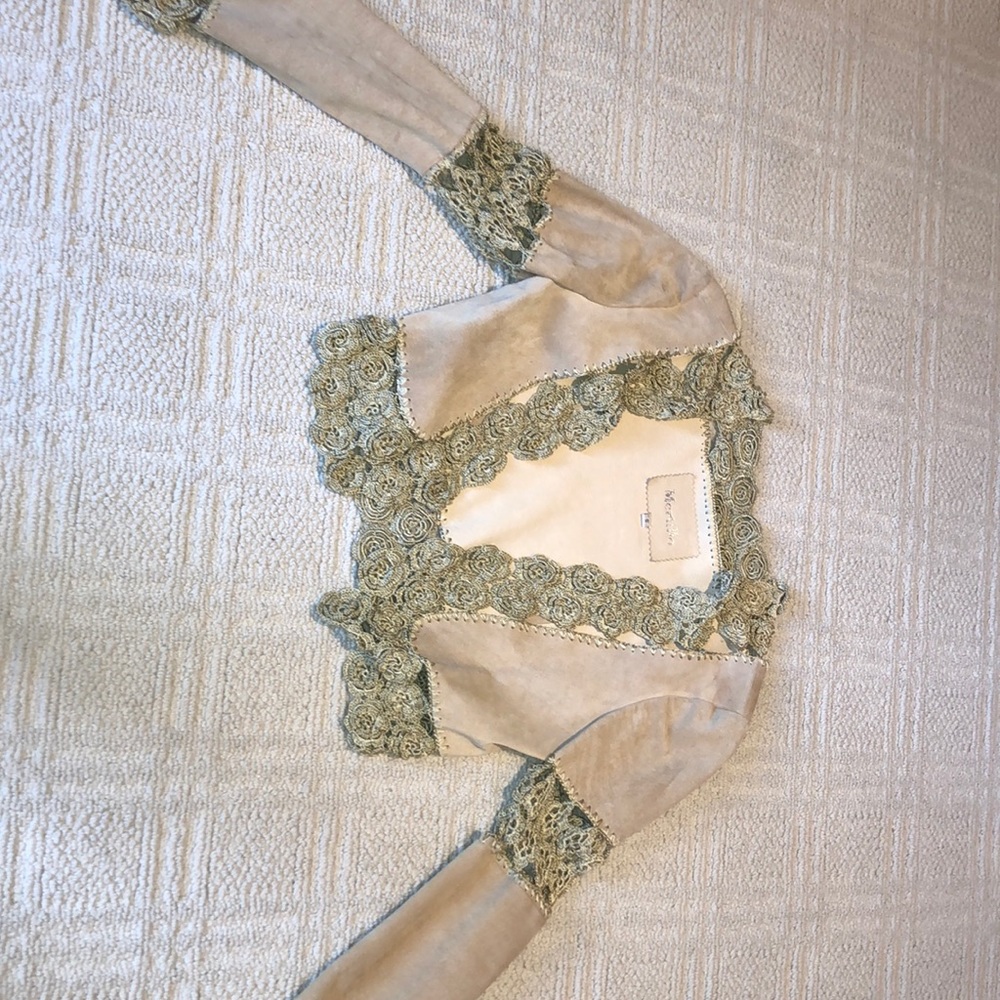 Suede Bolero Jacket